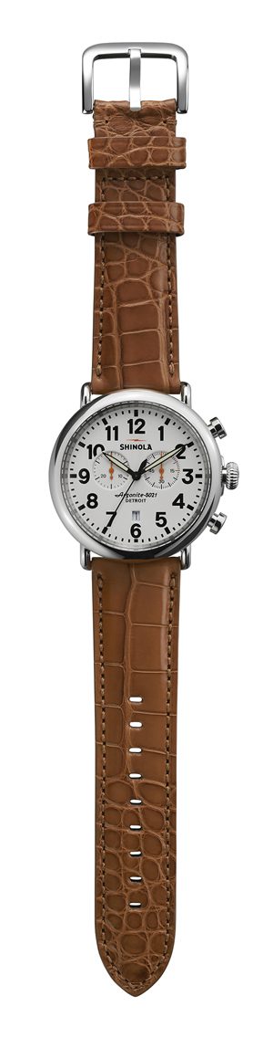 Shinola says its Runwell is a “blend of urban style and practicality.”