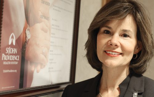 Jean Meyer says her new role as the leader of a health organization is one she both treasures and respects. One of her goals is to help others rise in their careers as well.