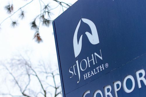 St. John Providence is working diligently to build its brand in a crowded health care environment. Its “Body Mind Spirit” mantra and prayerful hands are as memorable as its television commercials reminding patients to ""Believe in Better." Photo by Rosh Sillars
