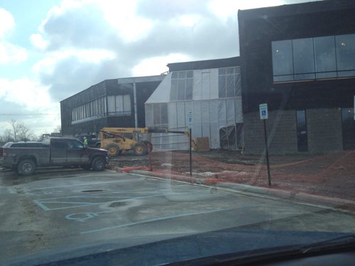 Two Men and a Truck is in the midst of a massive office addition.