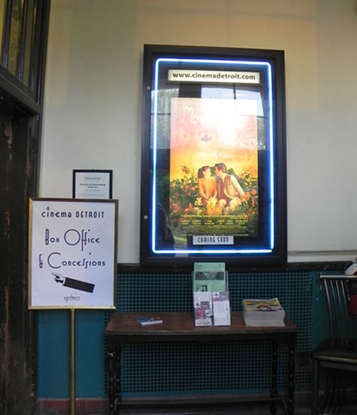 Cinema Detroit lobby