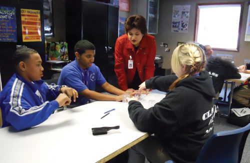 Paula Gagopadhyay, above, is passionate about helping students and teachers learn from history.