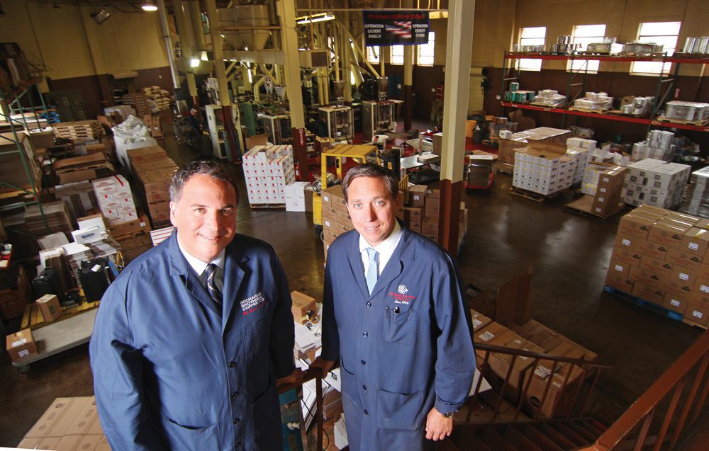 Members of the third generation of Becharas Brothers, Nick (left) and Dean Jr., are at the reins of the 100-year-old coffee business.  photo by rosh sillars