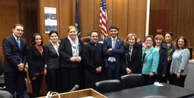 Group in court