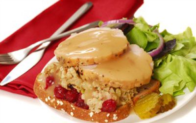 Open-Faced-Turkey-Sandwich