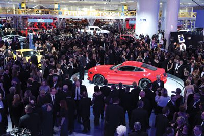 Ford will be showing off its 2015 edition of the Ford Mustang at this year’s auto show.