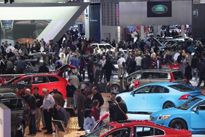 More than 800,000 visitors toured last year’s North American International Auto Show during its two-week duration.