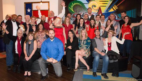 ABIS employees jazz it up at the annual holiday party.