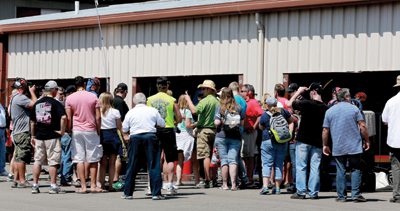 With two race weekends a year, an influx of spectators generates a good deal of energy at MIS. Photo by Tami Kelly Pope.