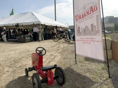 The Urban Ag program was launched at the Plum Street Market Garden, part of the Keep Growing Detroit Garden Resources Program.