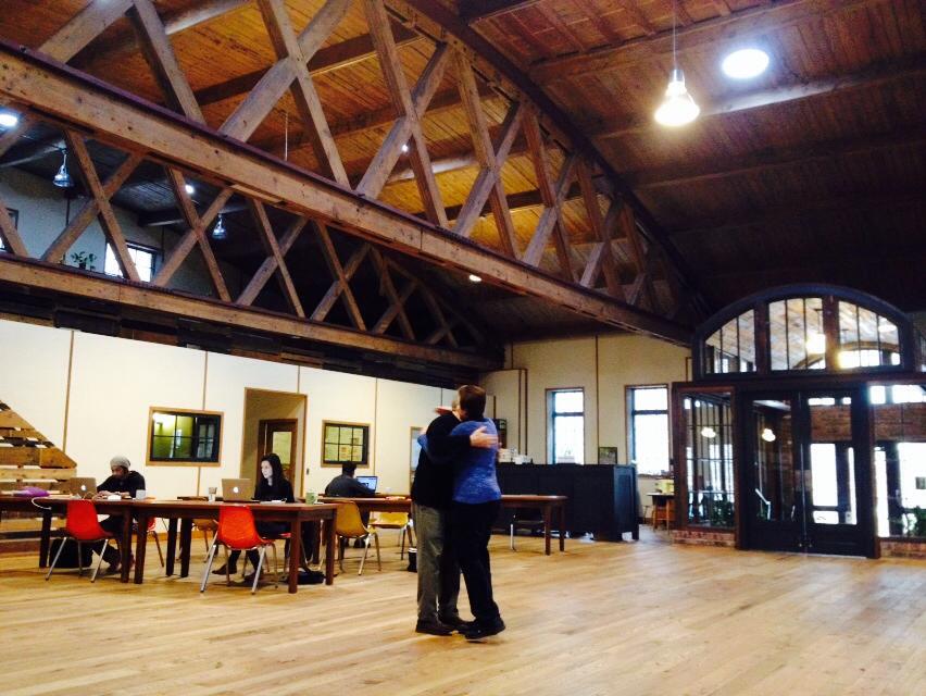hugging