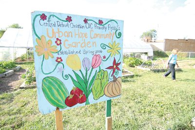 As the name of this garden venture suggests, urban agriculture can, in itself, contribute to a new level of optimism among those involved.