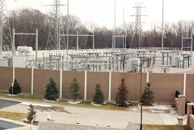 Infrastructure like this substation, which can be seen from ITC’s headquarters, requires regular maintenance and upgrading if it is to stay competitive and responsive to market conditions. Photo by Rosh Sillars