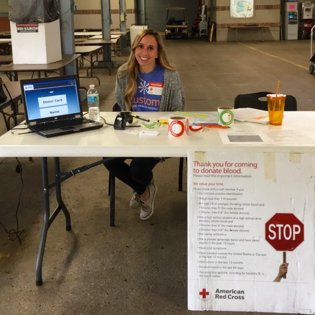 Custom Home Health hosts its first Blood Drive on World Blood Donor Day.