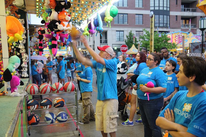 Games are completely free for attendees at the annual United Shore Fair.