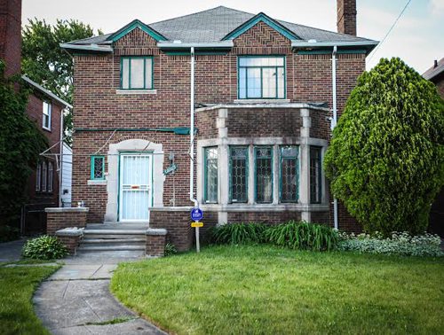 Pictured is the home in Russell Woods that the crew from "This Old House" will be renovating.