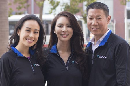 LifeSite founders, Crystal Lee, YoonJin and Chris Wong.