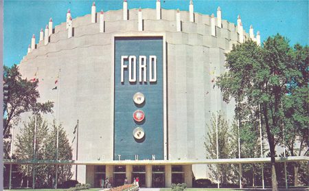 The Rotunda may be Dearborn’s most prominent example of art intersecting industry. Designed by Albert Kahn, the Rotunda has been called “an imposing cylindrical building whose outer walls simulated a graduated cluster of internally-meshed gears" by Donna Braden, curator of public life at The Henry Ford. Built for the 1934 Chicago World’s Fair, the Rotunda was to be "'a moving demonstration of the contributions made by the various industries like the arts and crafts to the modern automobile,'" said Henry Ford, according to Thomas Burke’s “The History of the Ford Rotunda.” After the World’s Fair, the Rotunda was moved to Dearborn where it continued to serve as an exhibition space until it was destroyed by a fire in 1962. It was like a “birthday cake,” recalled Jack Tate who visited the Rotunda as a child. “Henry had a definite eye for architectural appeal,” says Tate, acting chief curator of the Dearborn Historical Museum, who said its displays attracted people from around the world.