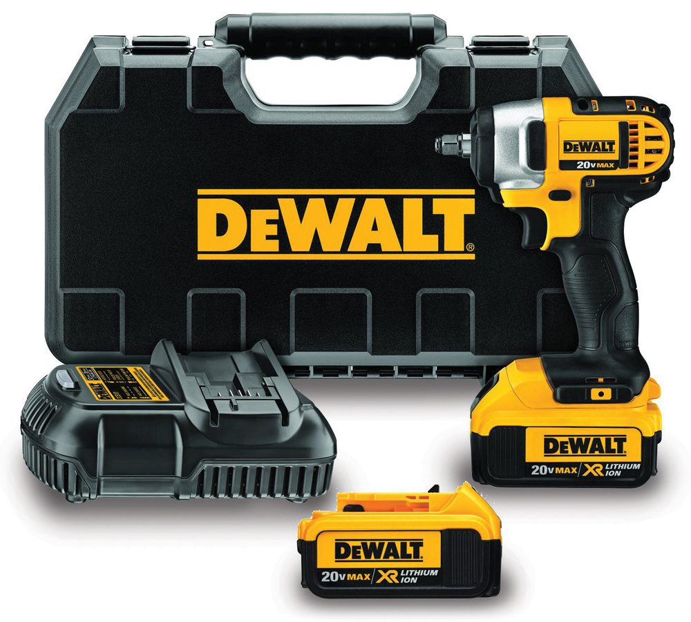 Using an impact driver such as the one in this kit by DeWalt can make small to big jobs much easier.