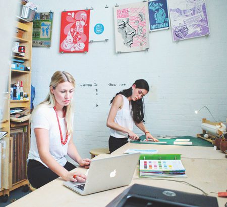 Jen P. Smith and Leigha Rankin, left to right, are co-founders of Madranas, a firm that specializes in event production and design.