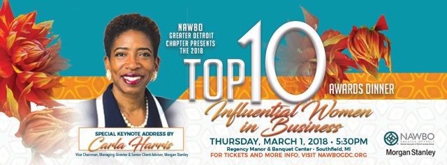 The 2018 Top 10 Influential Women in Business Awards Dinner