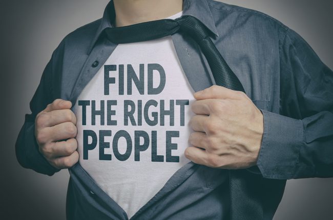 Find the right people