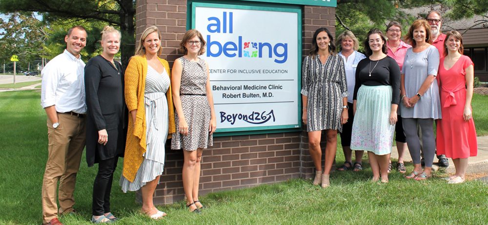 All Belong staff sign