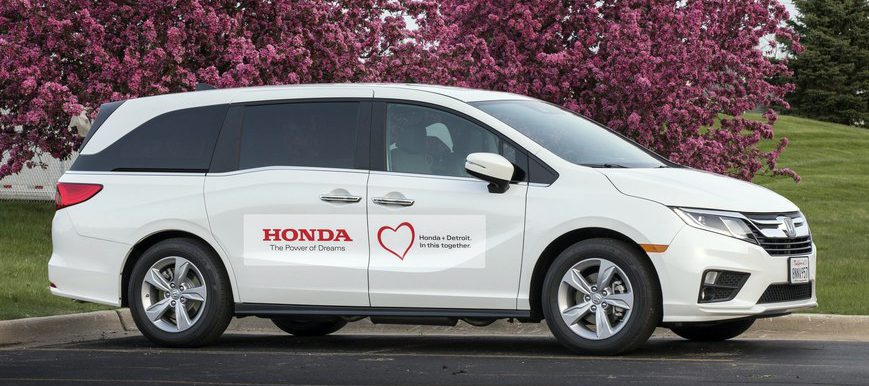 Odyssey minivans Honda COVID-19 testing