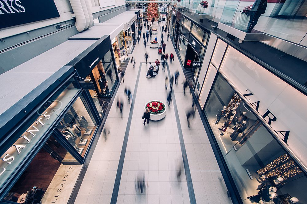 Shopping Center Retail Design for Washington Square Mall by MG2 Architects