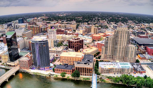 Downtown GR Aerial