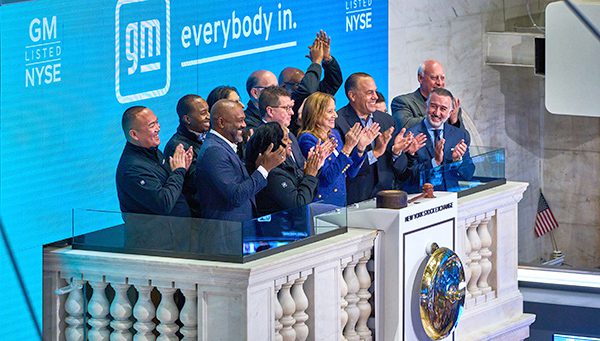 GM's Mary Barra Rings Opening Bell at NYSE