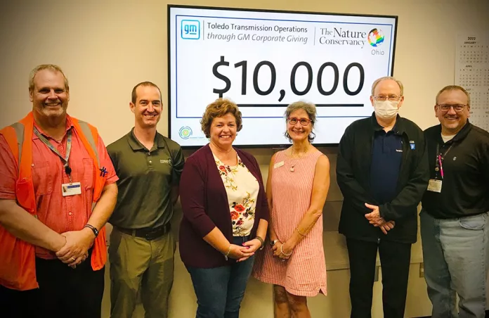 GM Toledo Propulsion donates $10,000 to support Kitty Todd Natur