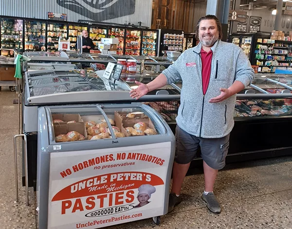 Matt Rzepnicki at Bridge Street Market in Grand Rapids